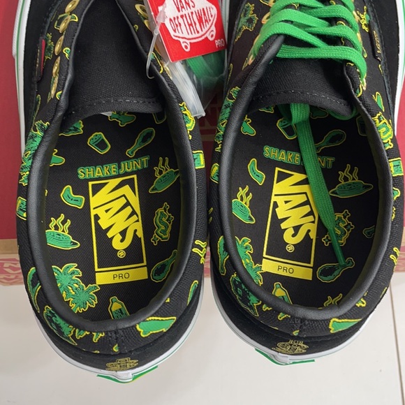 Vans Era Pro Skate Junt collection black green white exclusive - Picture 7 of 12